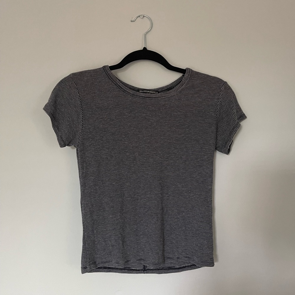 brandy melville striped tee